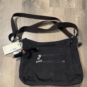 Kipling Bellamie Black Crossbody/Shoulder Bag